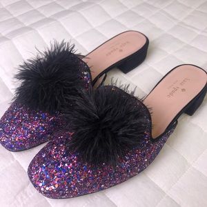 Kate Spade Glitter Gala Mule